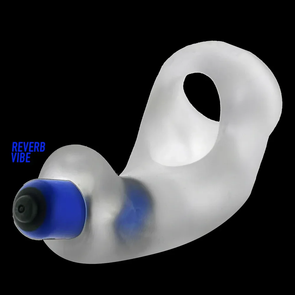 Hunkyjunk Buzzfuck Reverb Vibrating Taintsling - Clear Ice - Image 6