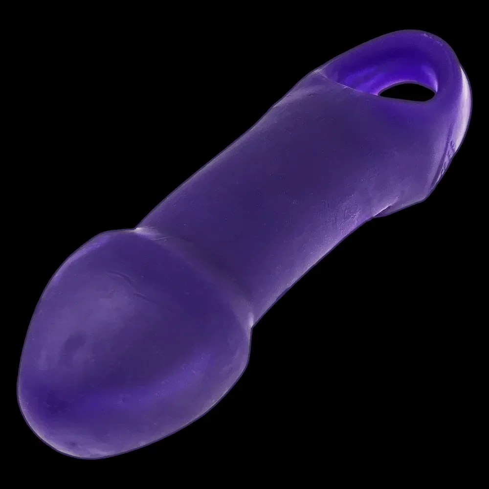 Hunkyjunk Double Thruster Double Penetrator Sling - Plum Ice Purple - Image 5