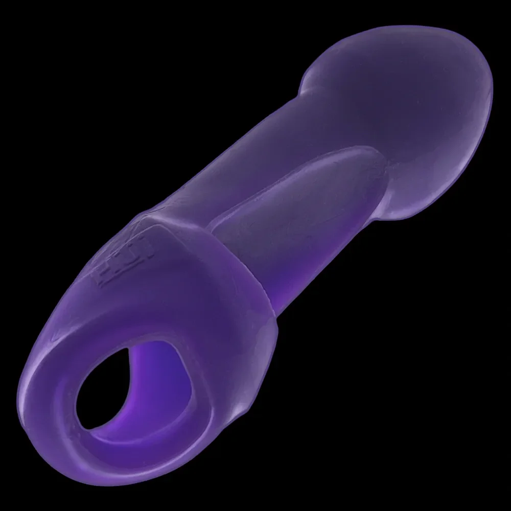 Hunkyjunk Double Thruster Double Penetrator Sling - Plum Ice Purple - Image 7