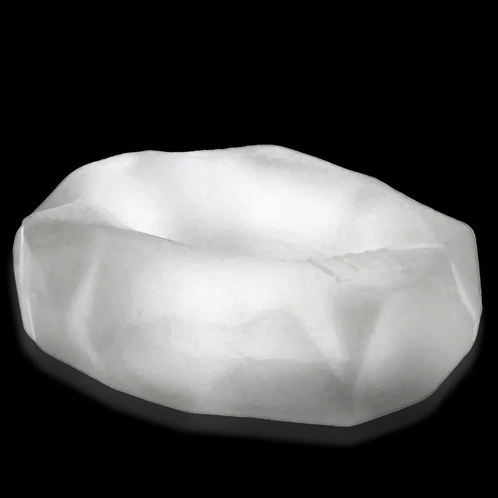 Hunkyjunk Fractal Tactile Cockring - Clear Ice - Image 5
