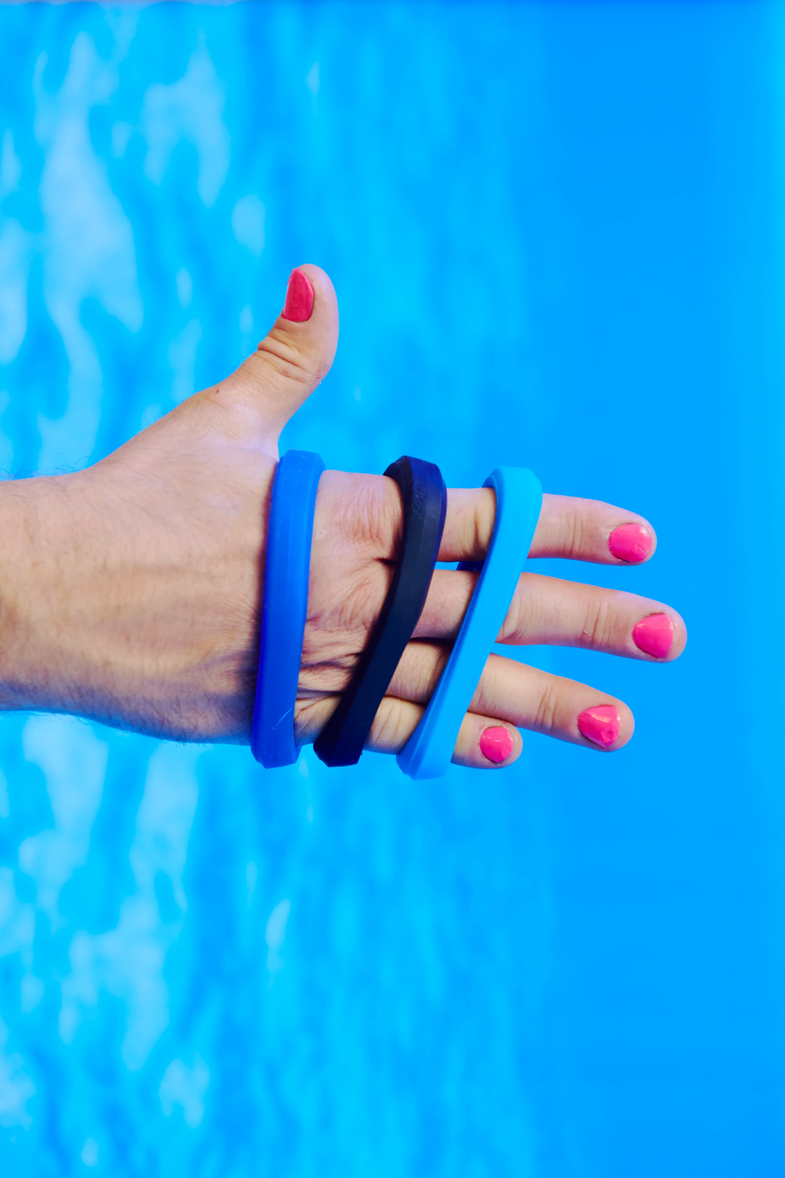 Hünkyjunk HUJ3 C-Rings 3 Each Per Pack Cobalt/Tar/T Blue - Image 2