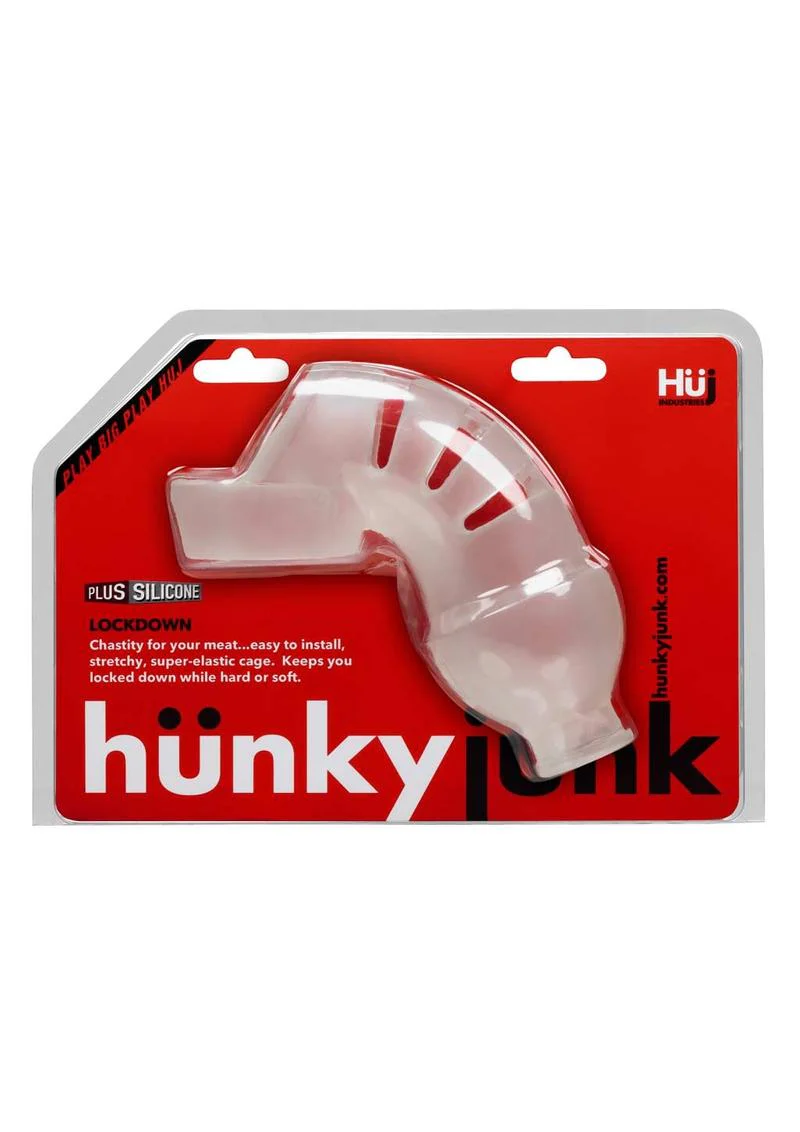 Hünkyjunk Lockdown Chastity Cock Cage Ice - Image 4