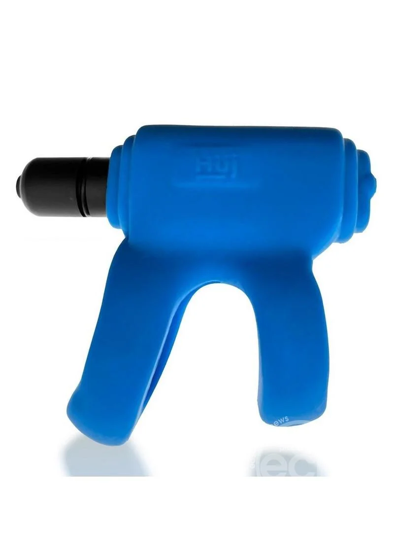Hunkyjunk Revhammer Reverb Shaft Vibrating Cock Ring - Teal Ice - Image 5
