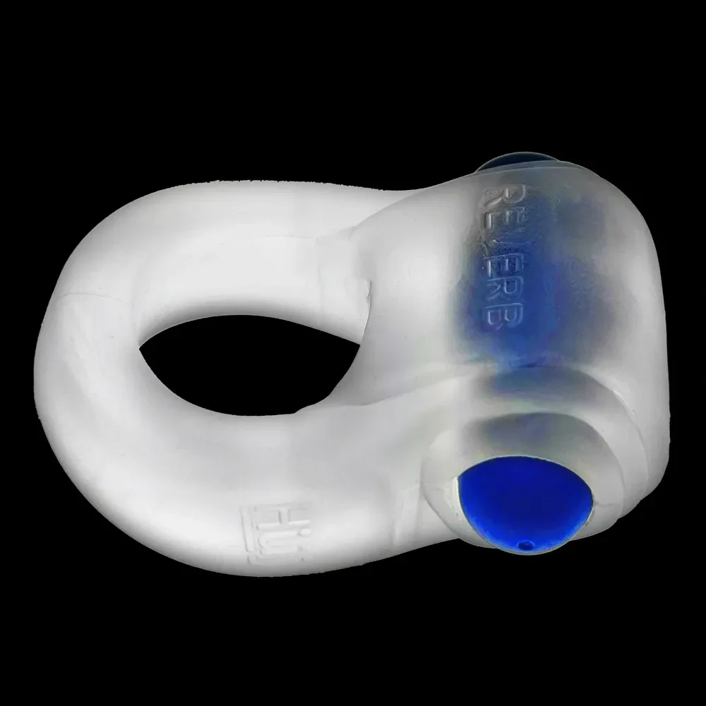 Hunkyjunk Revring Reverb Vibrating Cock Ring - Clear Ice - Image 7