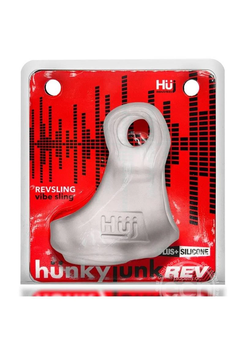 Hunkyjunk Revsling Vibrating Reverb Cocksling - Clear Ice - Image 2