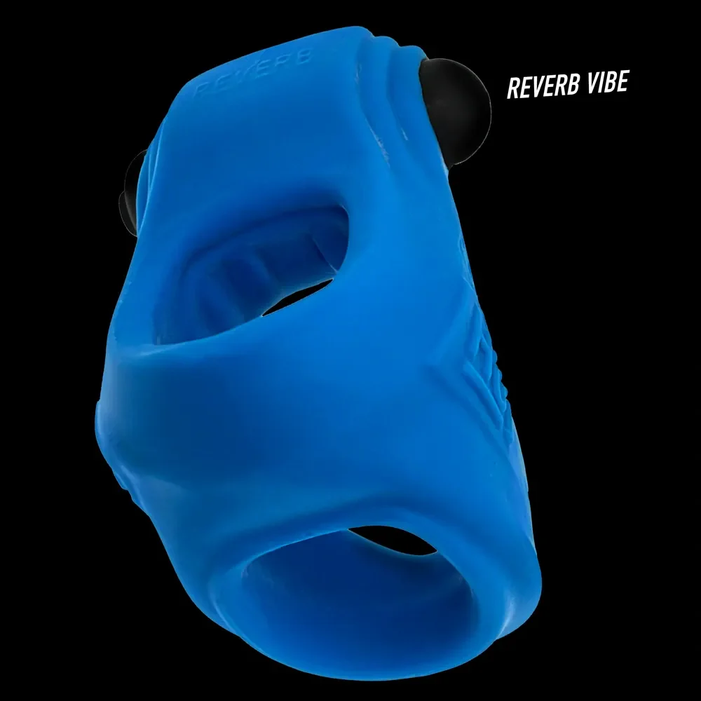 Hunkyjunk Revsling Vibrating Reverb Cocksling - Teal Ice - Image 6