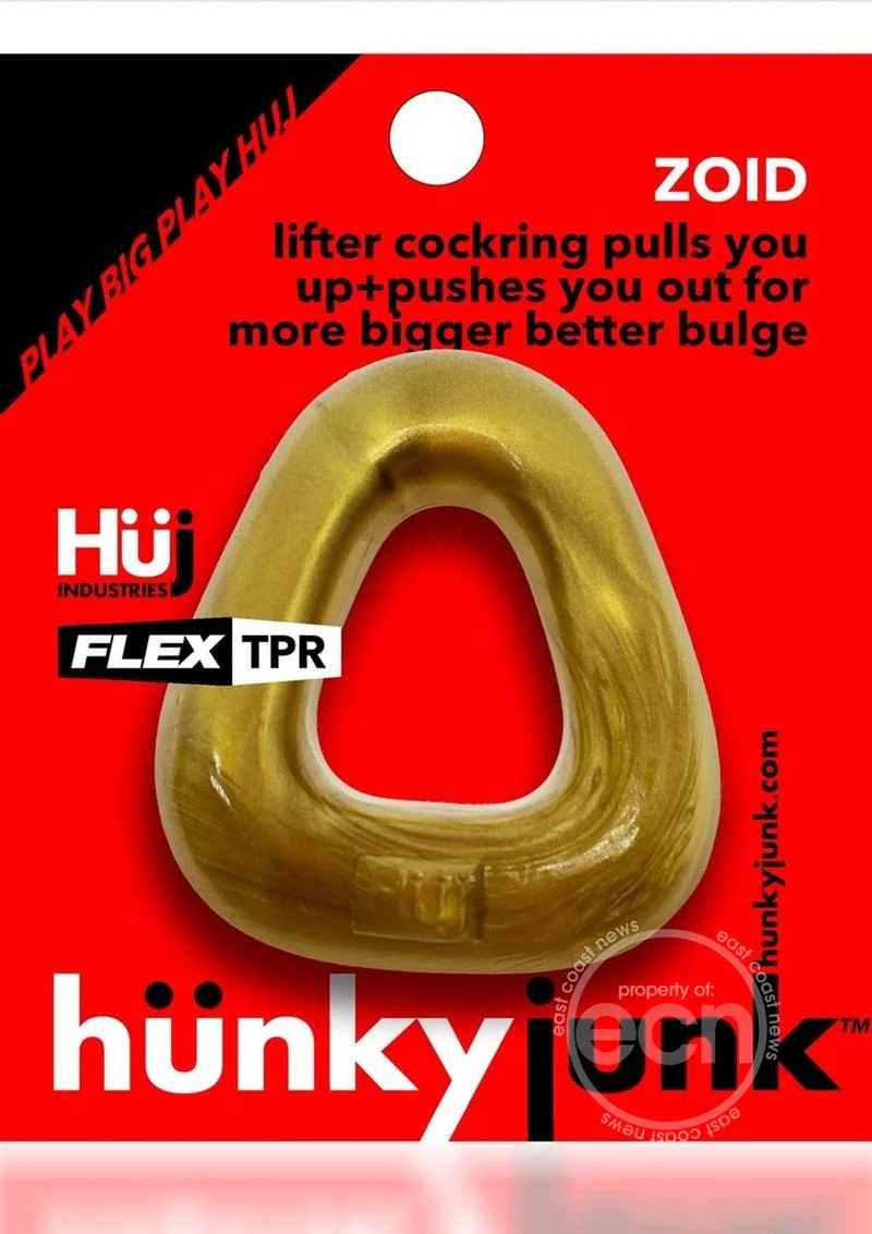 Hunkyjunk Zoid Trapezoid Lifter Cockring - Bronze Metal - Image 2