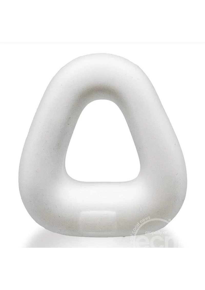 Hunkyjunk Zoid Trapezoid Lifter Cockring - White Ice - Image 3