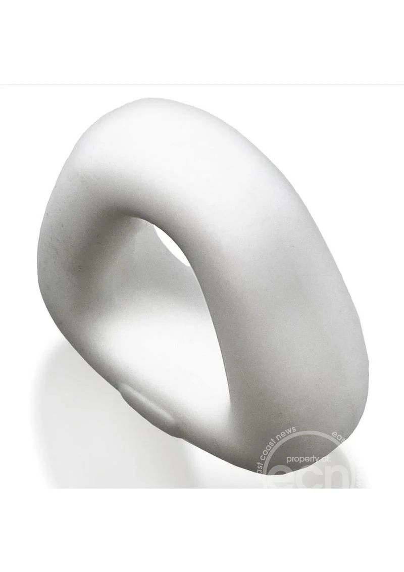 Hunkyjunk Zoid Trapezoid Lifter Cockring - White Ice - Image 4