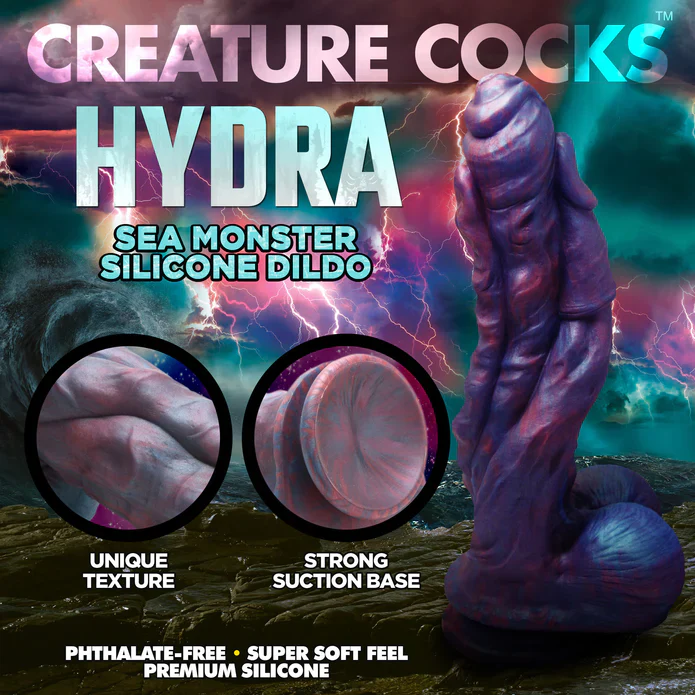 Creature Cocks Hydra Sea Monster Silicone Dildo - Image 5