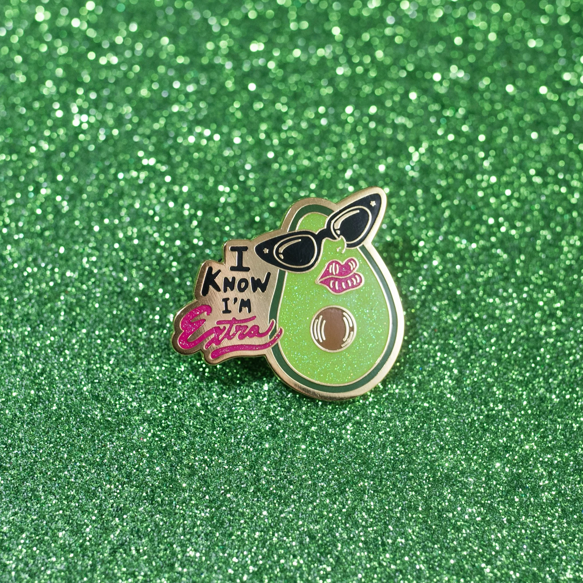 I Know I'm Extra Pin by Gaypin' - Image 2