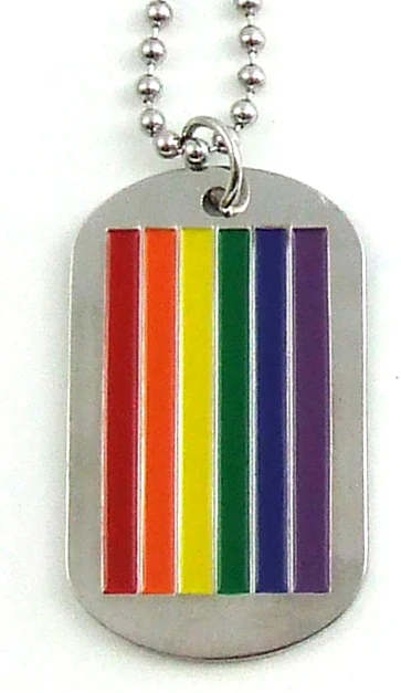 RAINBOW ID TAG Necklace - Image 4