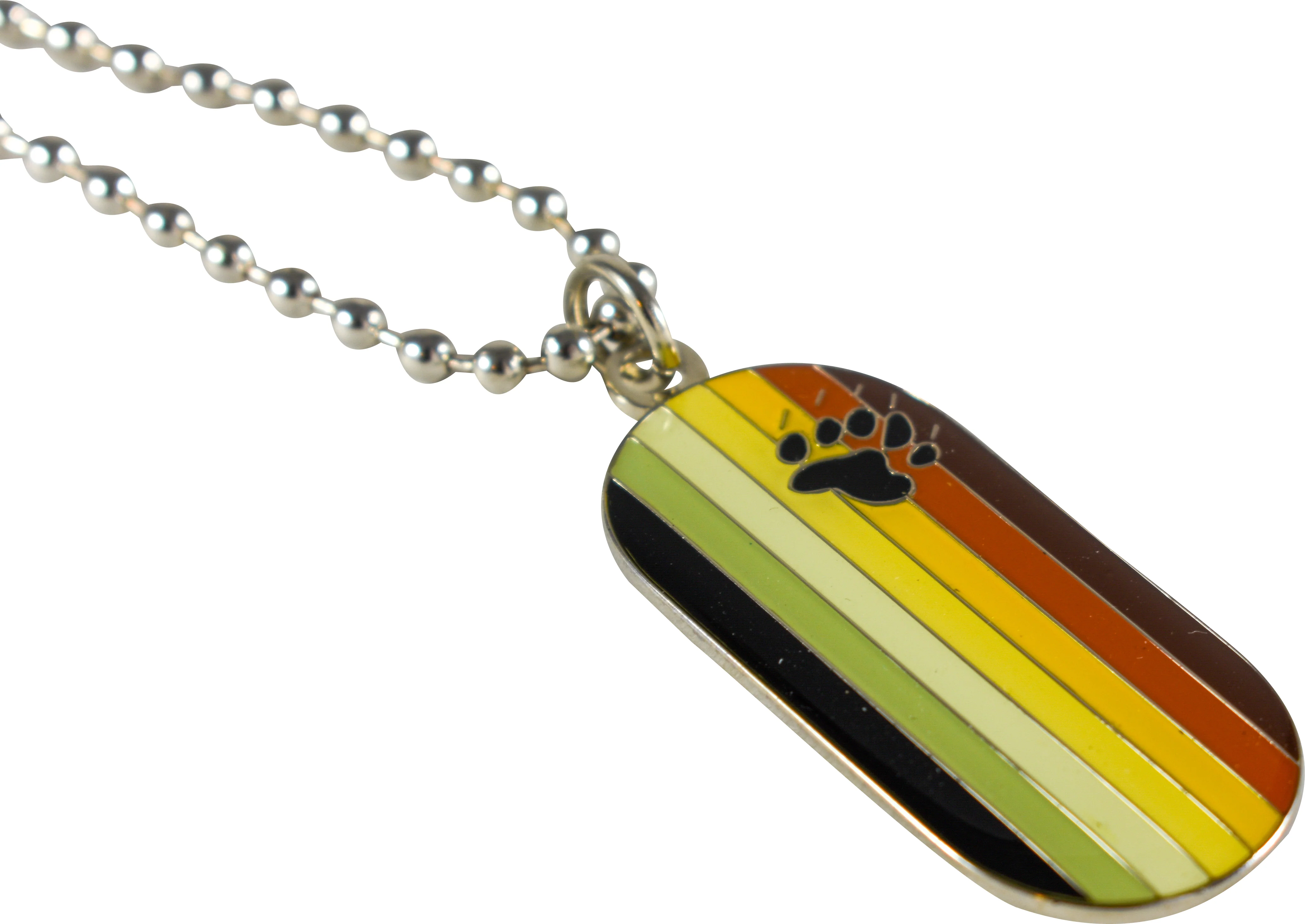 BEAR PRIDE ID TAG Necklace - Image 2