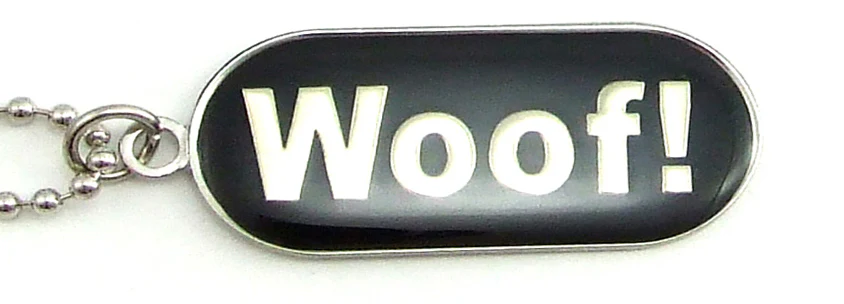 WOOF! ID TAG Necklace - Image 3
