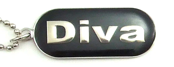 DIVA ID TAG Necklace - Image 5