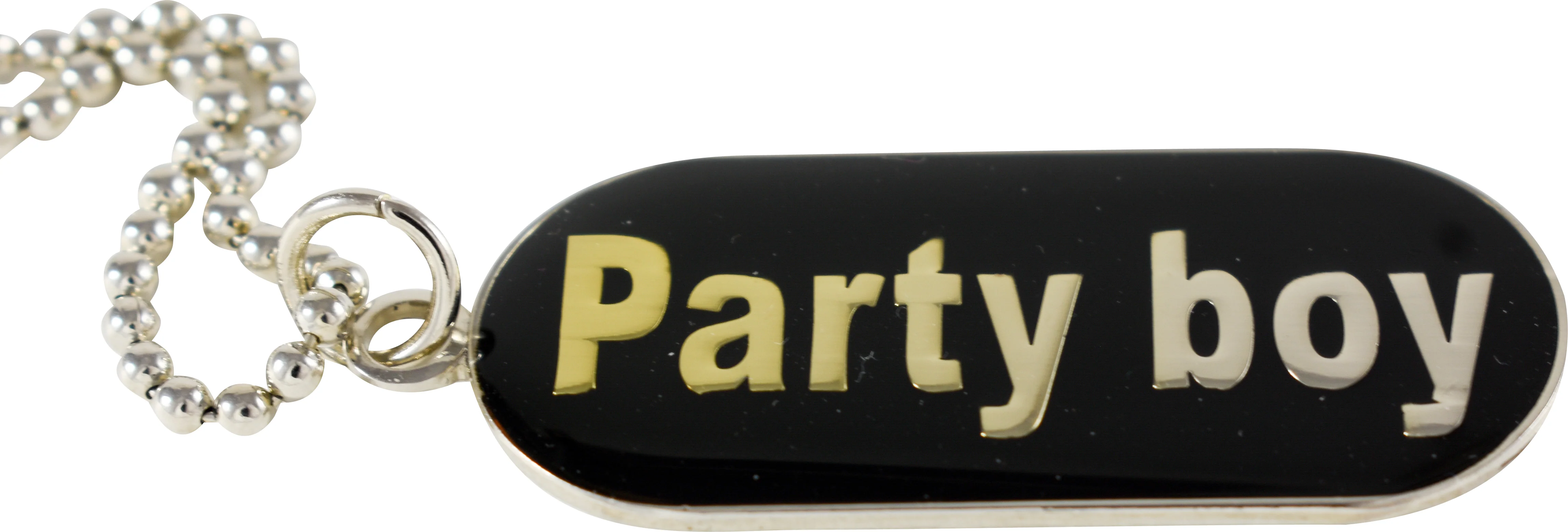 PARTY BOY ID TAG Necklace - Image 4