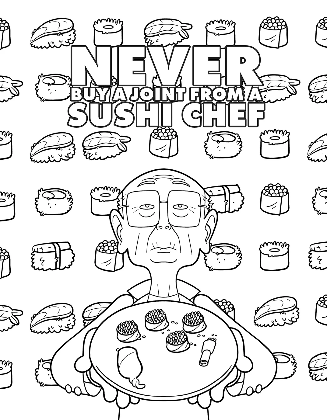 It's 420, Time To Color Coloring Book - Image 3