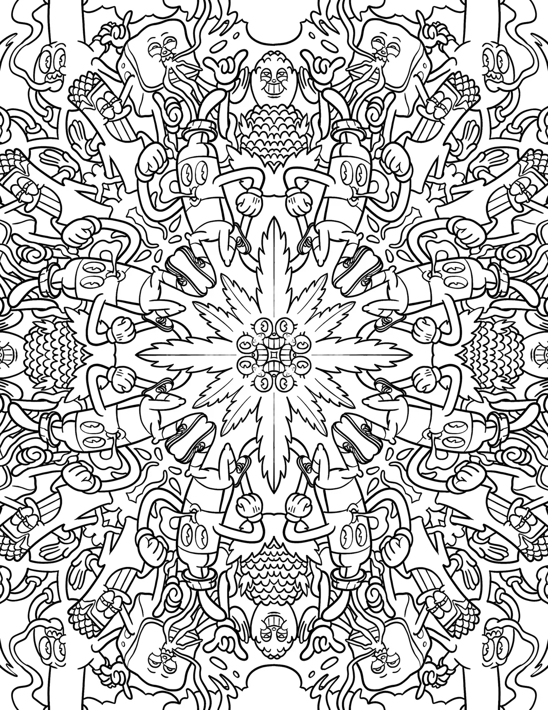 It's 420, Time To Color Coloring Book - Image 4