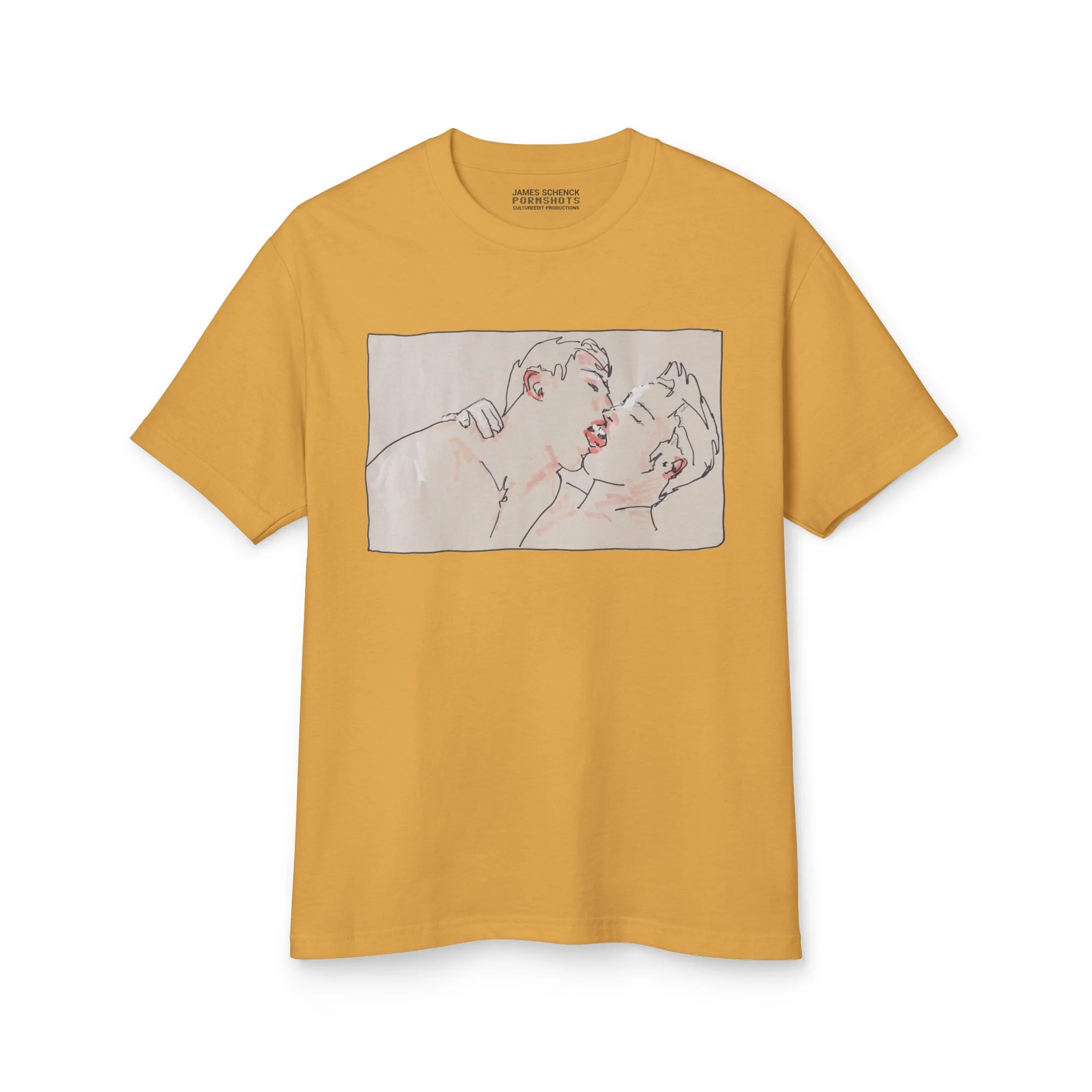 James Schenck KISSING tee by CULTUREEDIT Productions / 6 Colors - Image 2