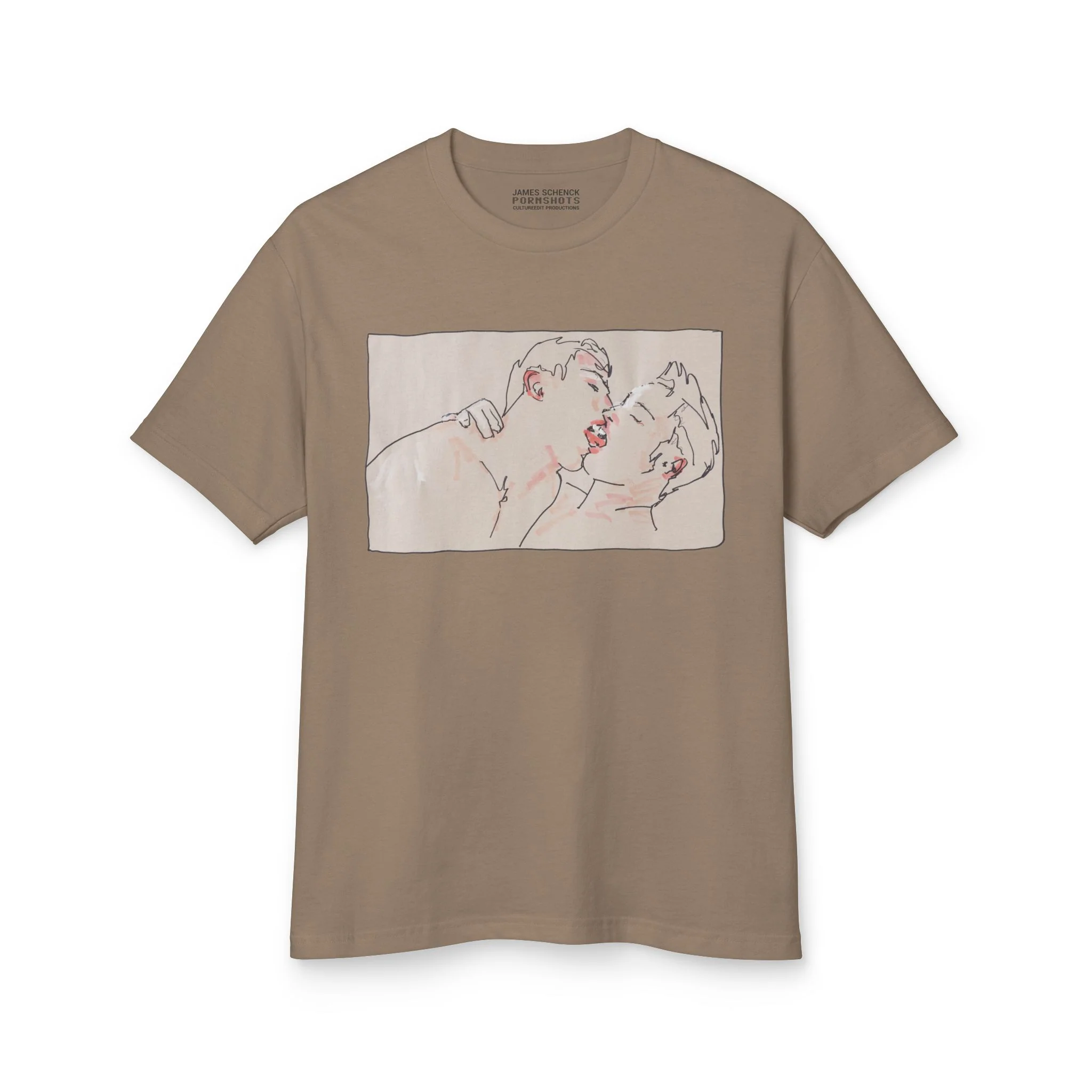 James Schenck KISSING tee by CULTUREEDIT Productions / 6 Colors - Image 3