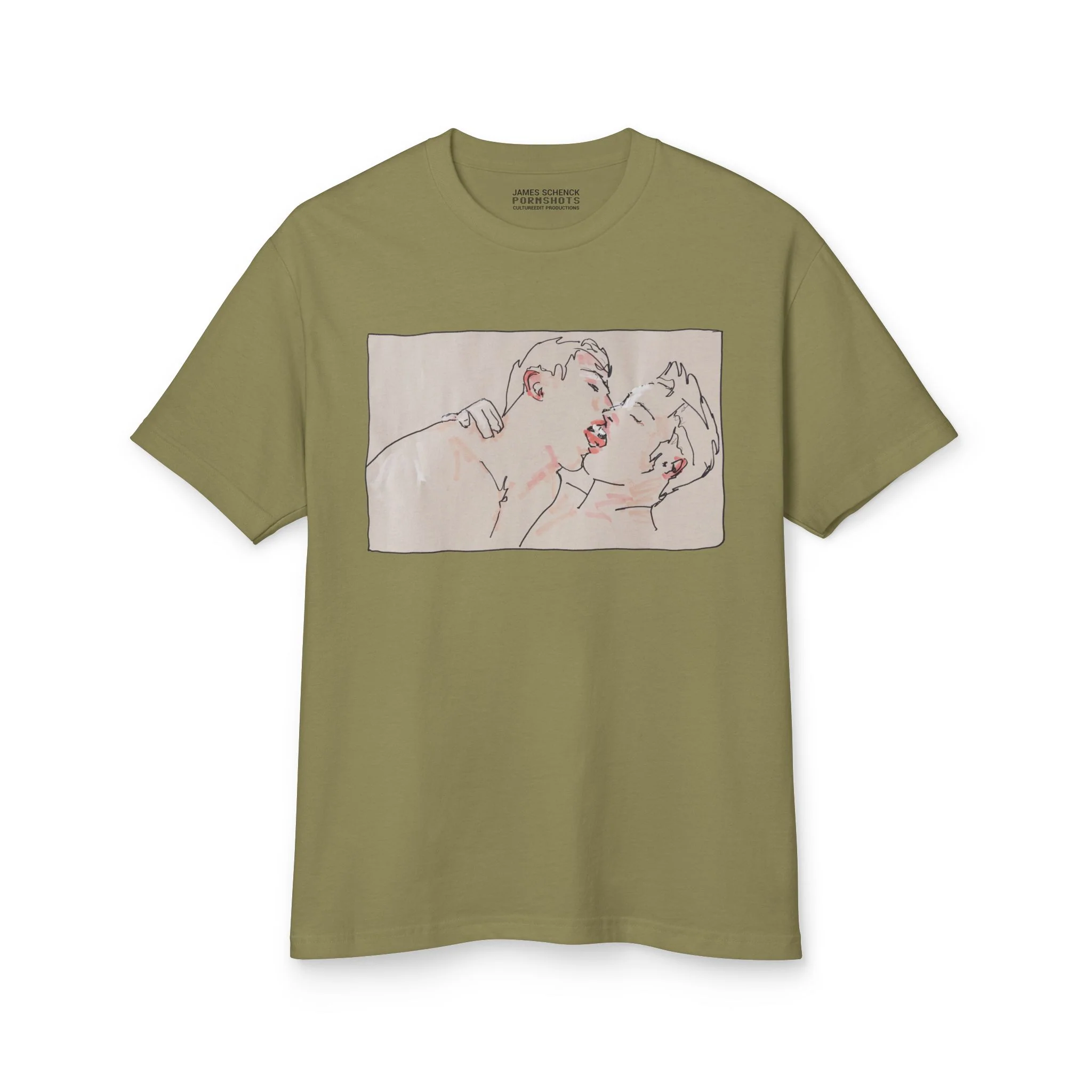 James Schenck KISSING tee by CULTUREEDIT Productions / 6 Colors - Image 4
