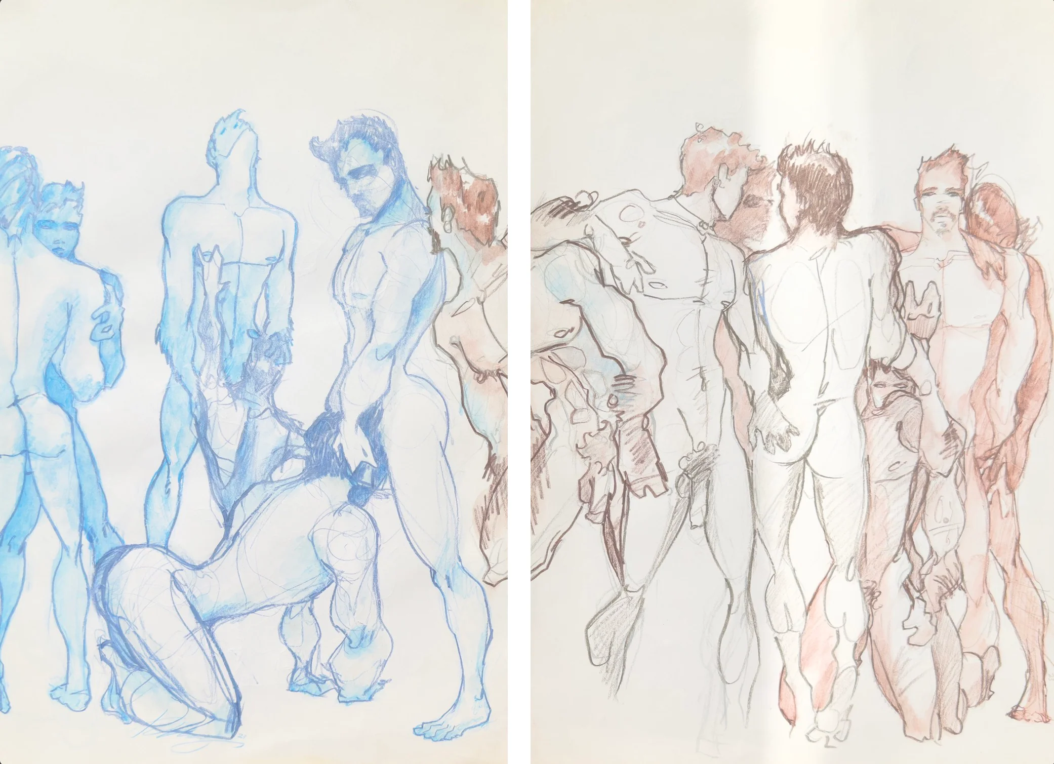 JASON DUFFY, Bath House, 2023 (diptych)