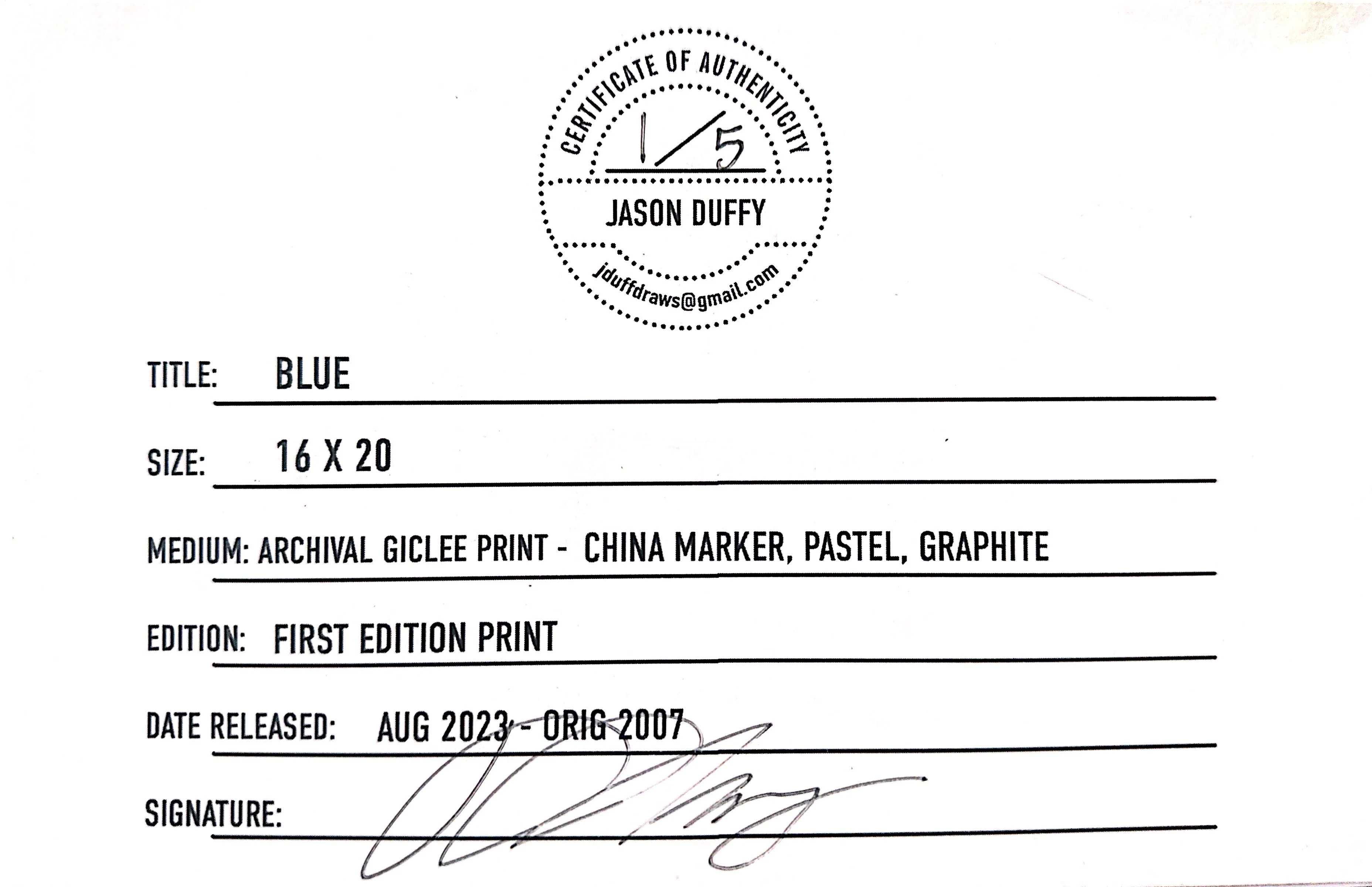 Jason Duffy, BLUE, 2009 - Image 2