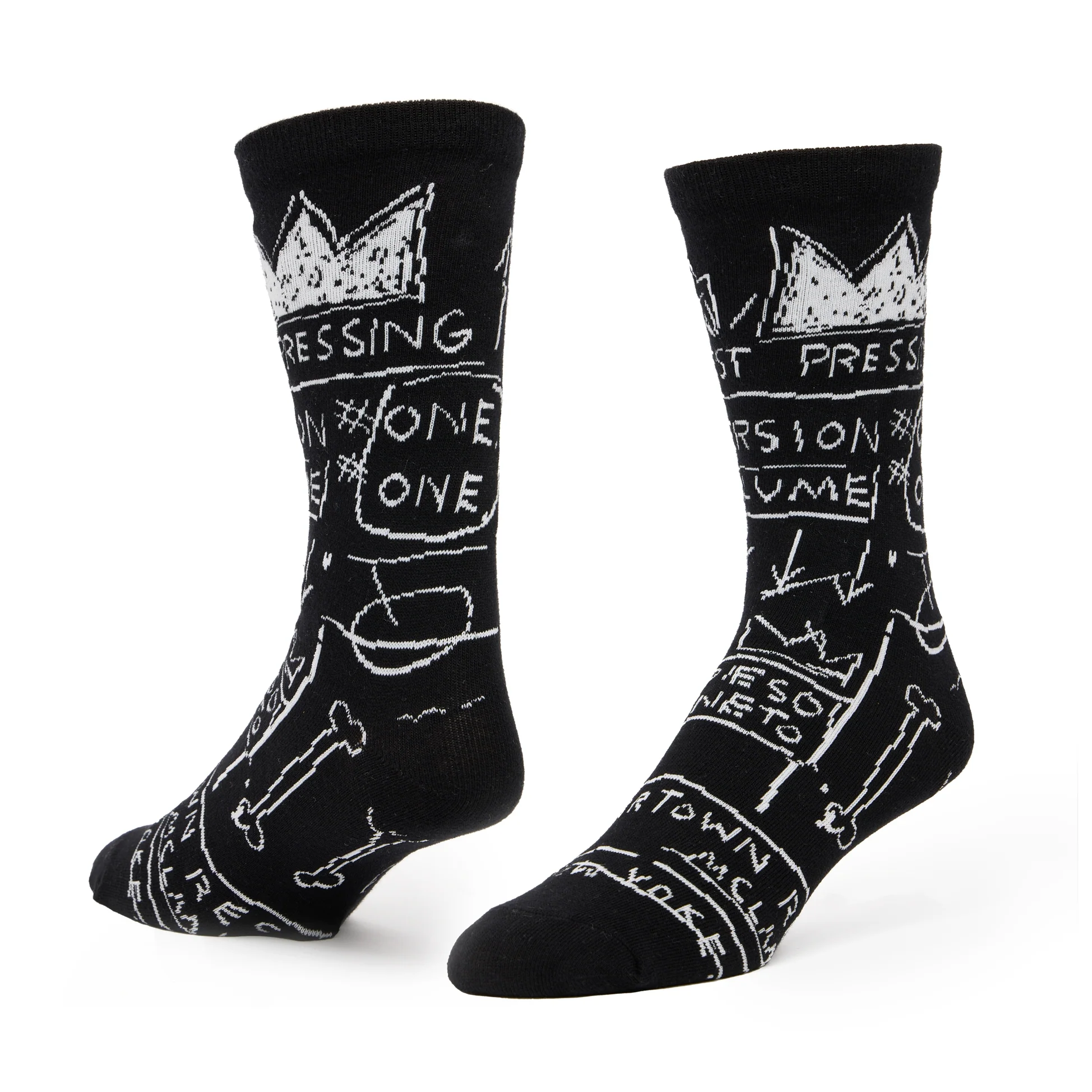 Jean-Michel Basquiat Beat Bop Knit Socks Box, Set of 2 - Image 2
