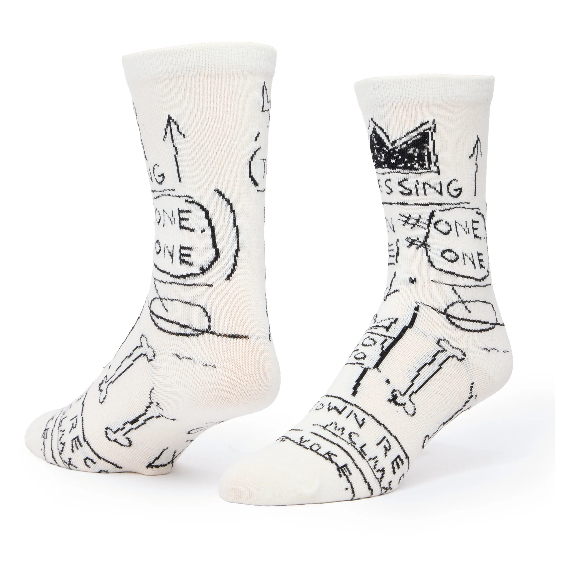 Jean-Michel Basquiat Beat Bop Knit Socks Box, Set of 2 - Image 3