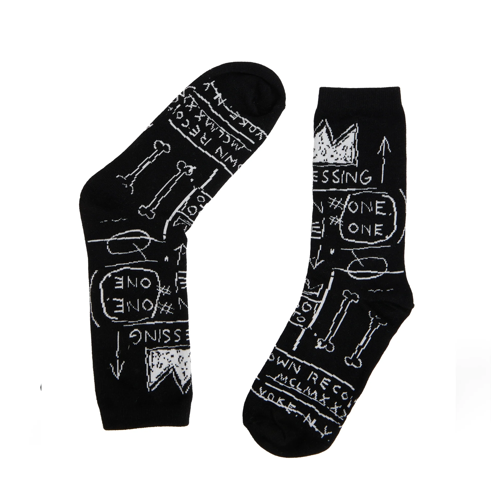Jean-Michel Basquiat Beat Bop Knit Socks Box, Set of 2 - Image 5