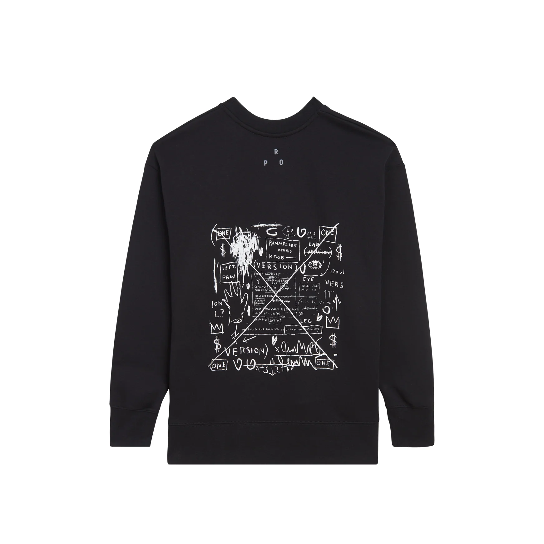 Jean-Michel Basquiat Beat Bop Premium Crewneck Sweatshirt - Image 2