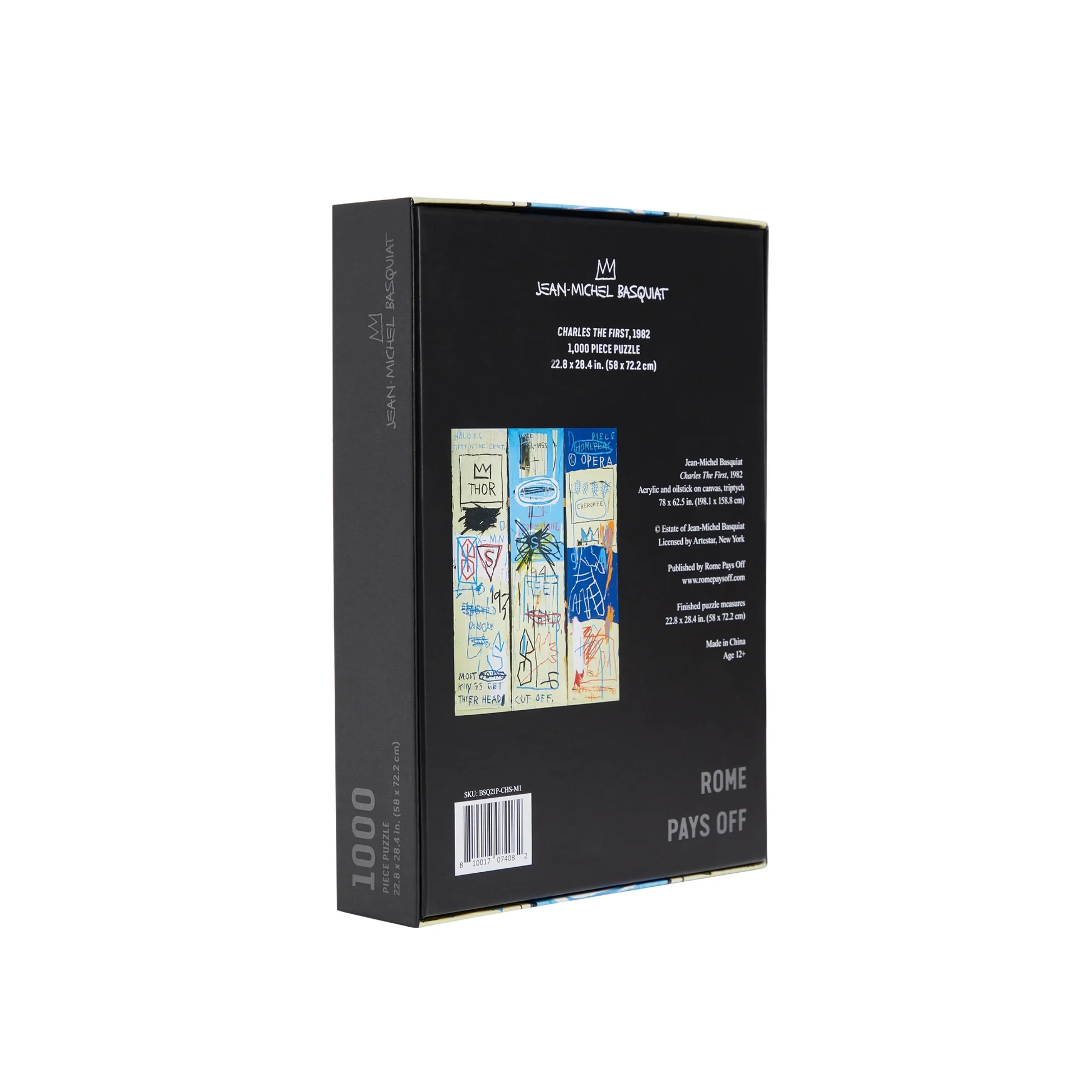 Jean-Michel Basquiat Charles the First 1,000-Piece Jigsaw Puzzle - Image 2