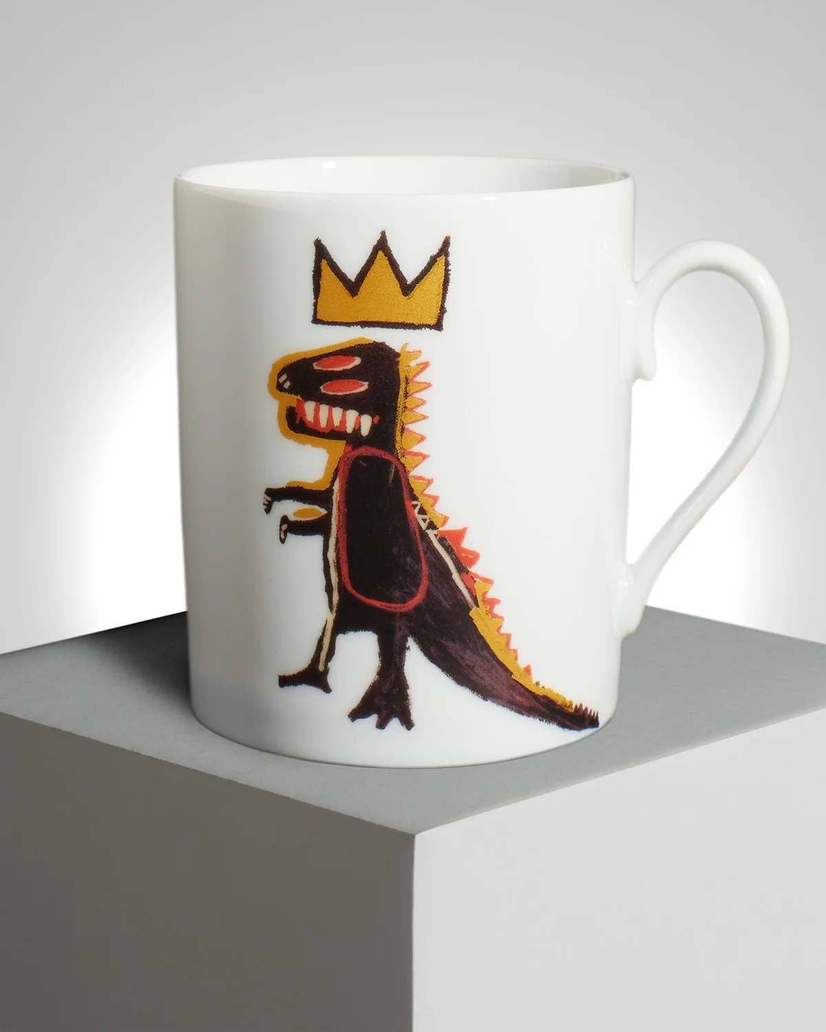 Jean-Michel Basquiat "Gold Dragon" PORCELAIN MUG - Image 2