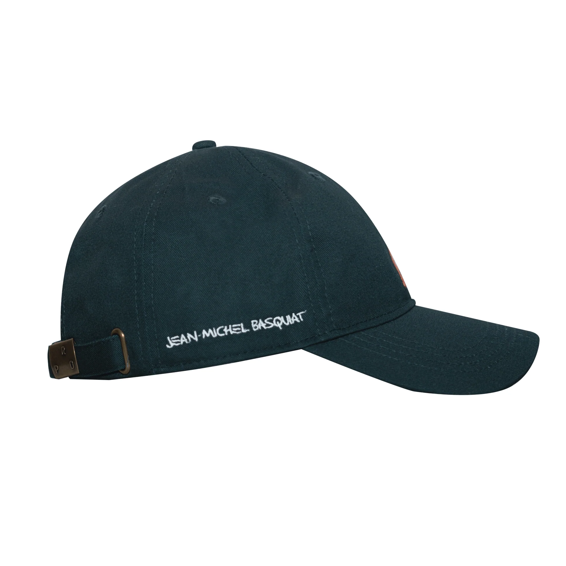 Jean-Michel Basquiat Gold Crown Dad Cap - Green - Image 2