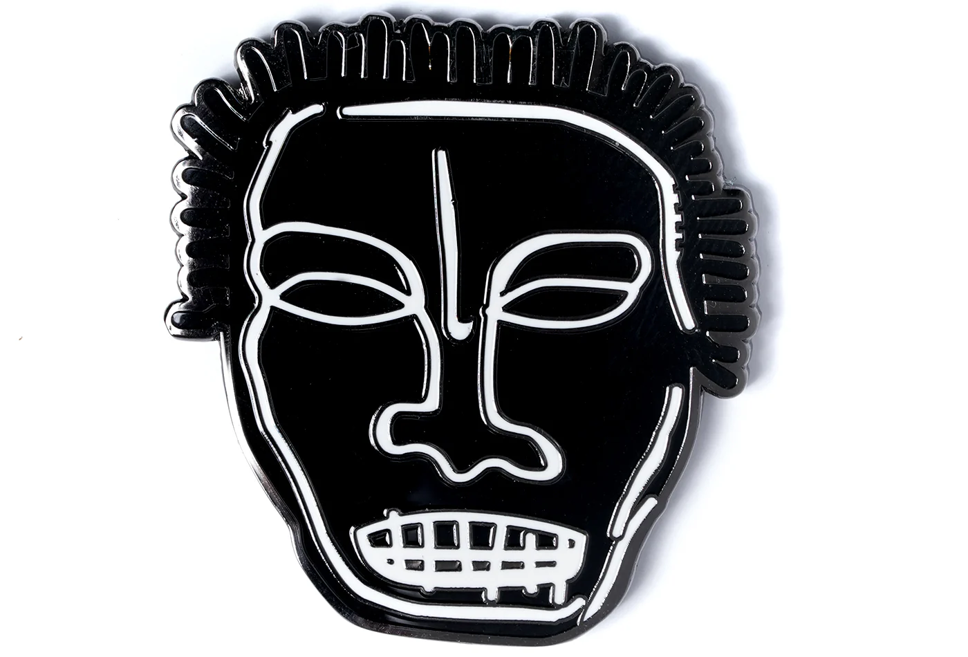 JEAN-MICHEL BASQUIAT HEAD PIN - Image 3
