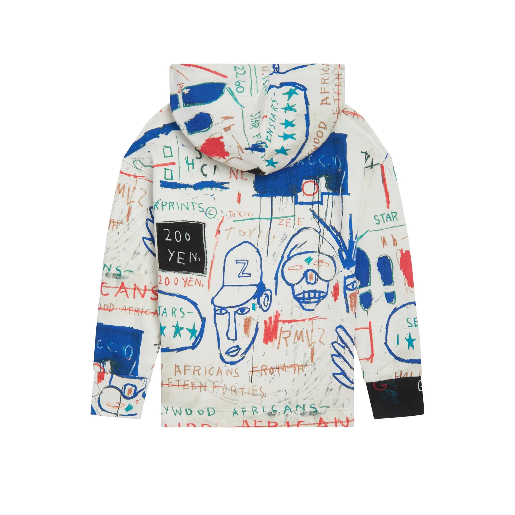 Jean-Michel Basquiat Hollywood Africans Hoodie - Image 2
