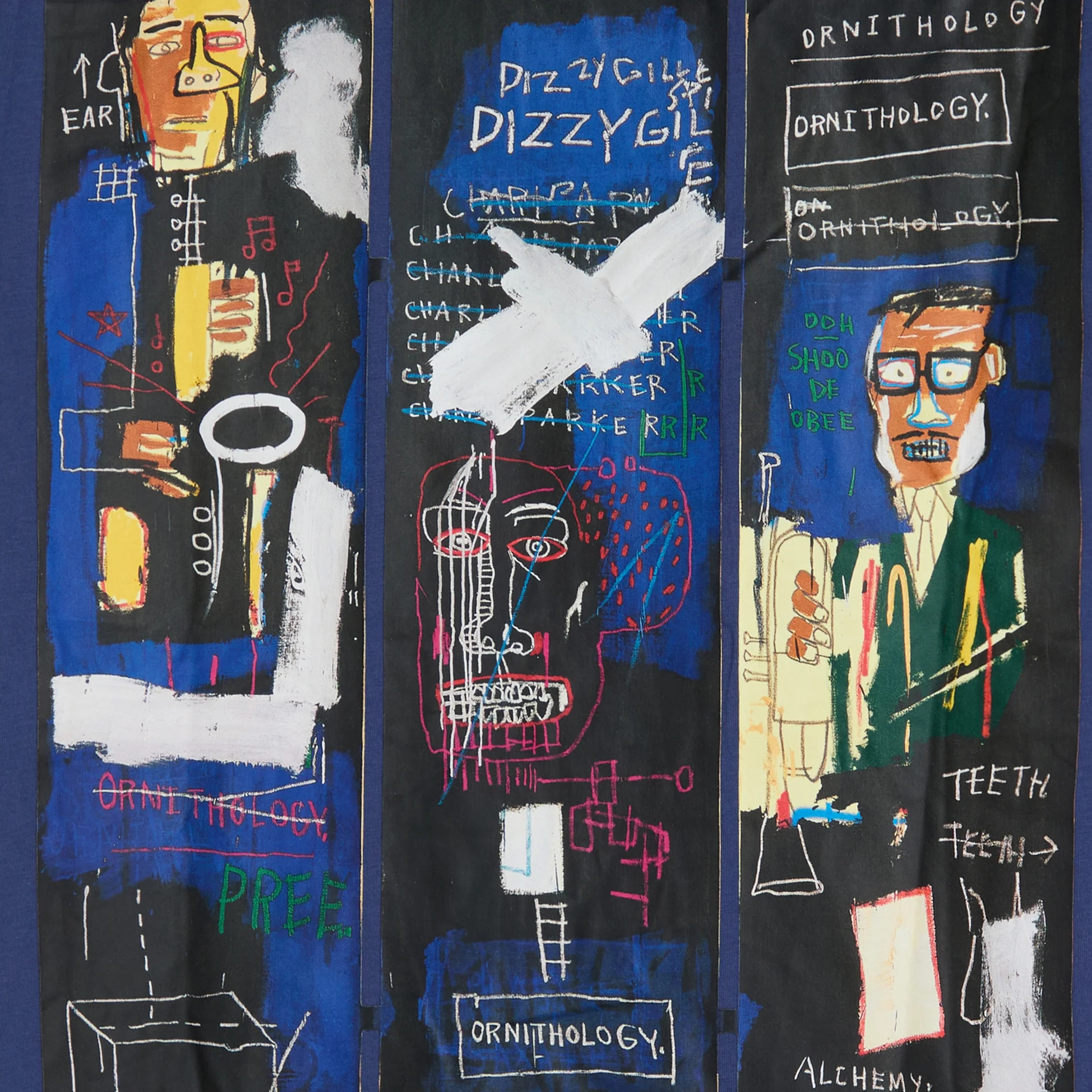 Jean-Michel Basquiat Horn Players T-Shirt - Image 3
