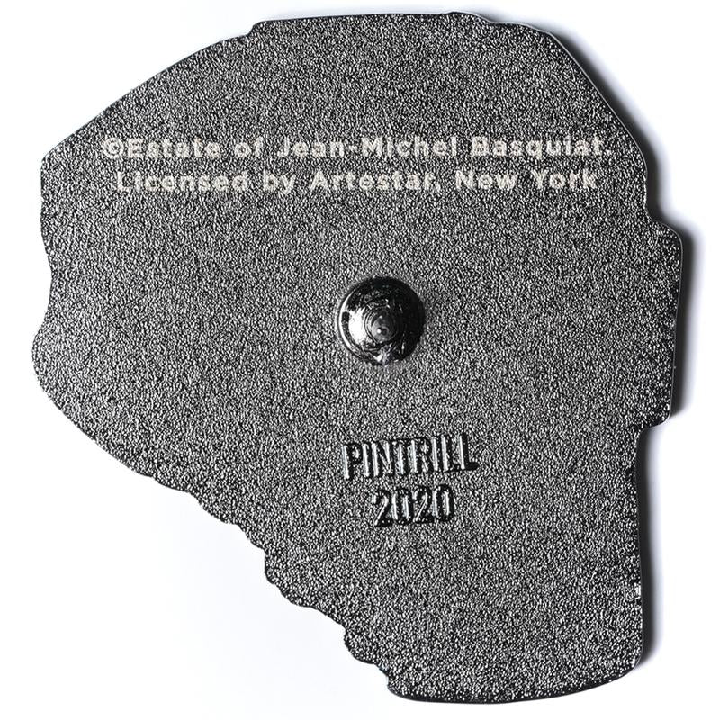 JEAN-MICHEL BASQUIAT MASK PIN - Image 4