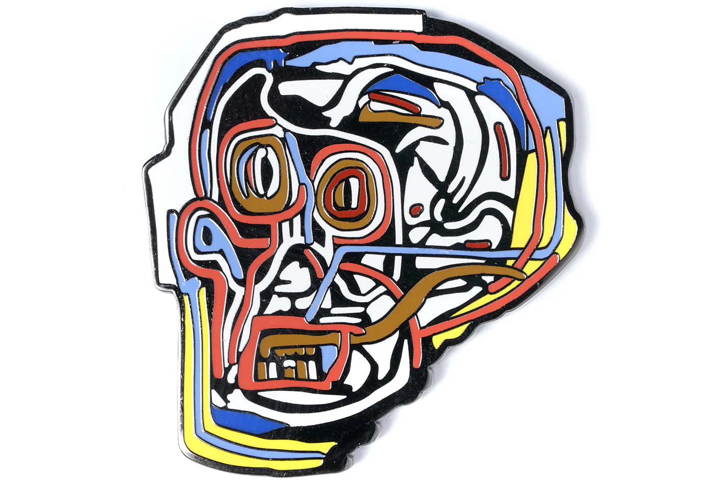 JEAN-MICHEL BASQUIAT MASK PIN - Image 5
