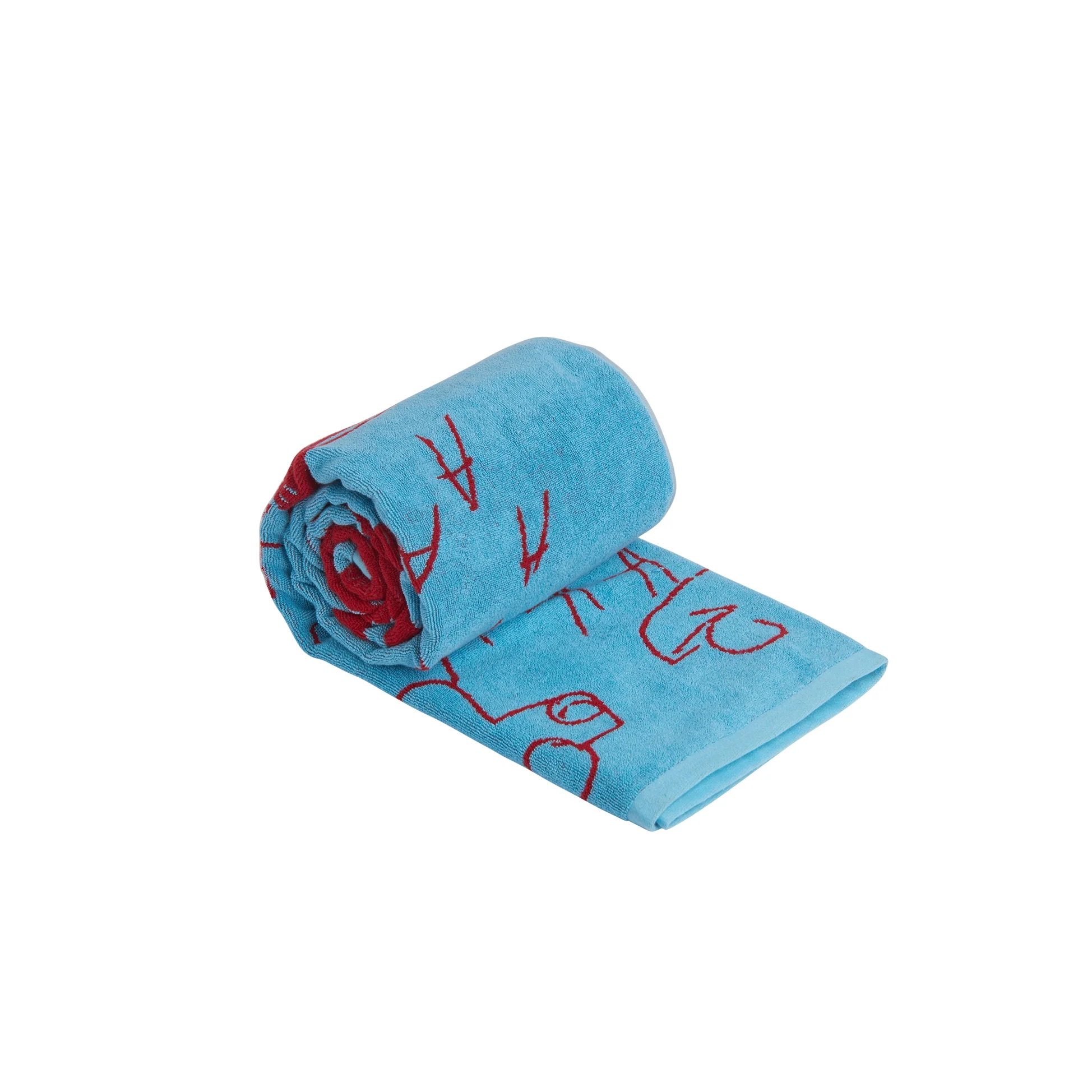 Jean-Michel Basquiat New Wave Jacquard Beach Towel - Image 4
