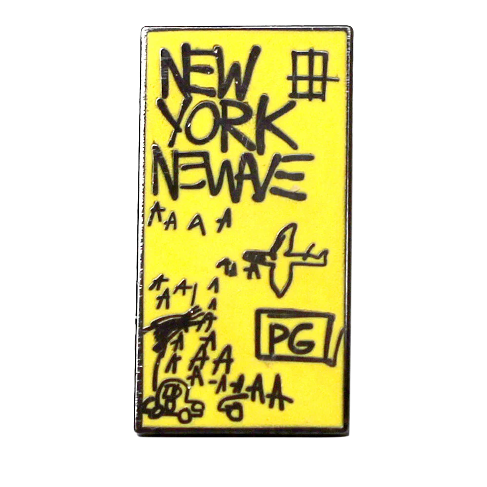 JEAN-MICHEL BASQUIAT NEW YORK NEW WAVE PIN - Image 2