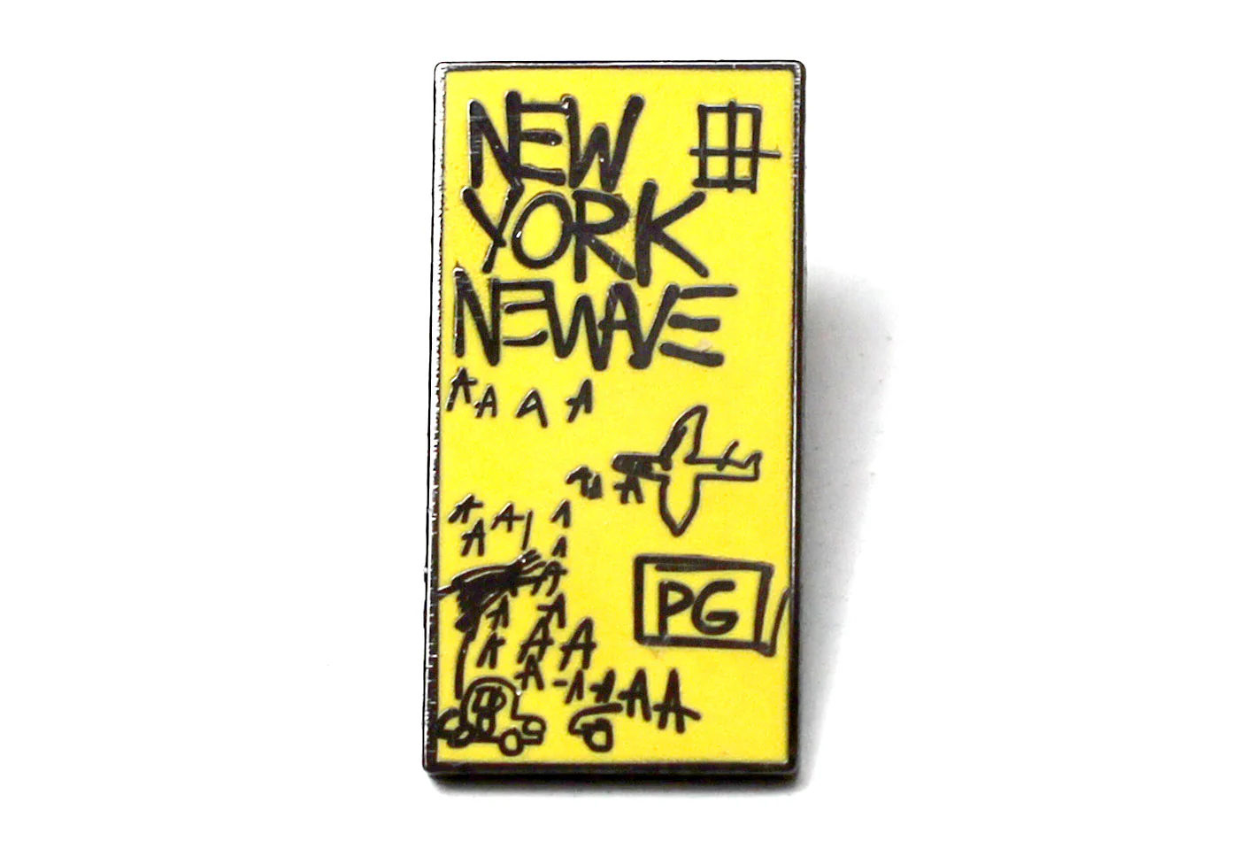 JEAN-MICHEL BASQUIAT NEW YORK NEW WAVE PIN - Image 3