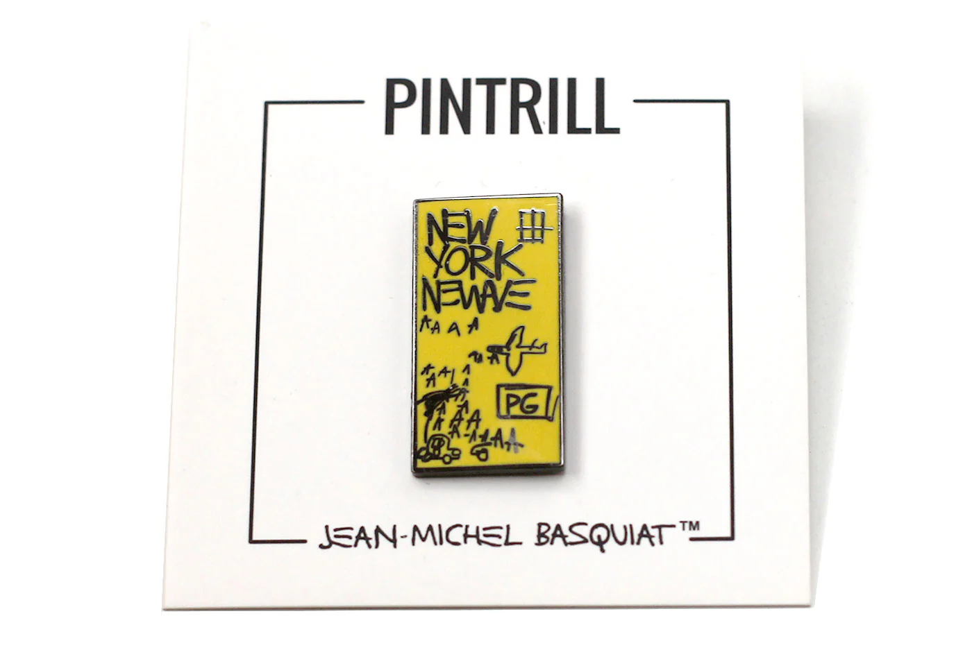 JEAN-MICHEL BASQUIAT NEW YORK NEW WAVE PIN - Image 4