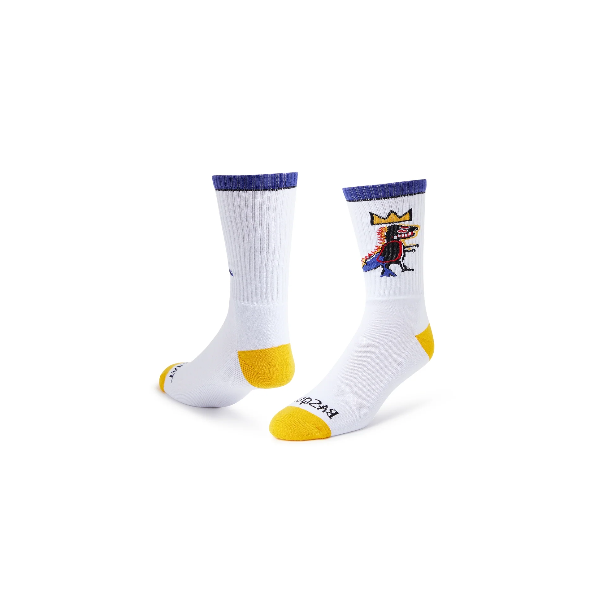 Jean-Michel Basquiat Pez Dispenser Crew Socks - Image 2