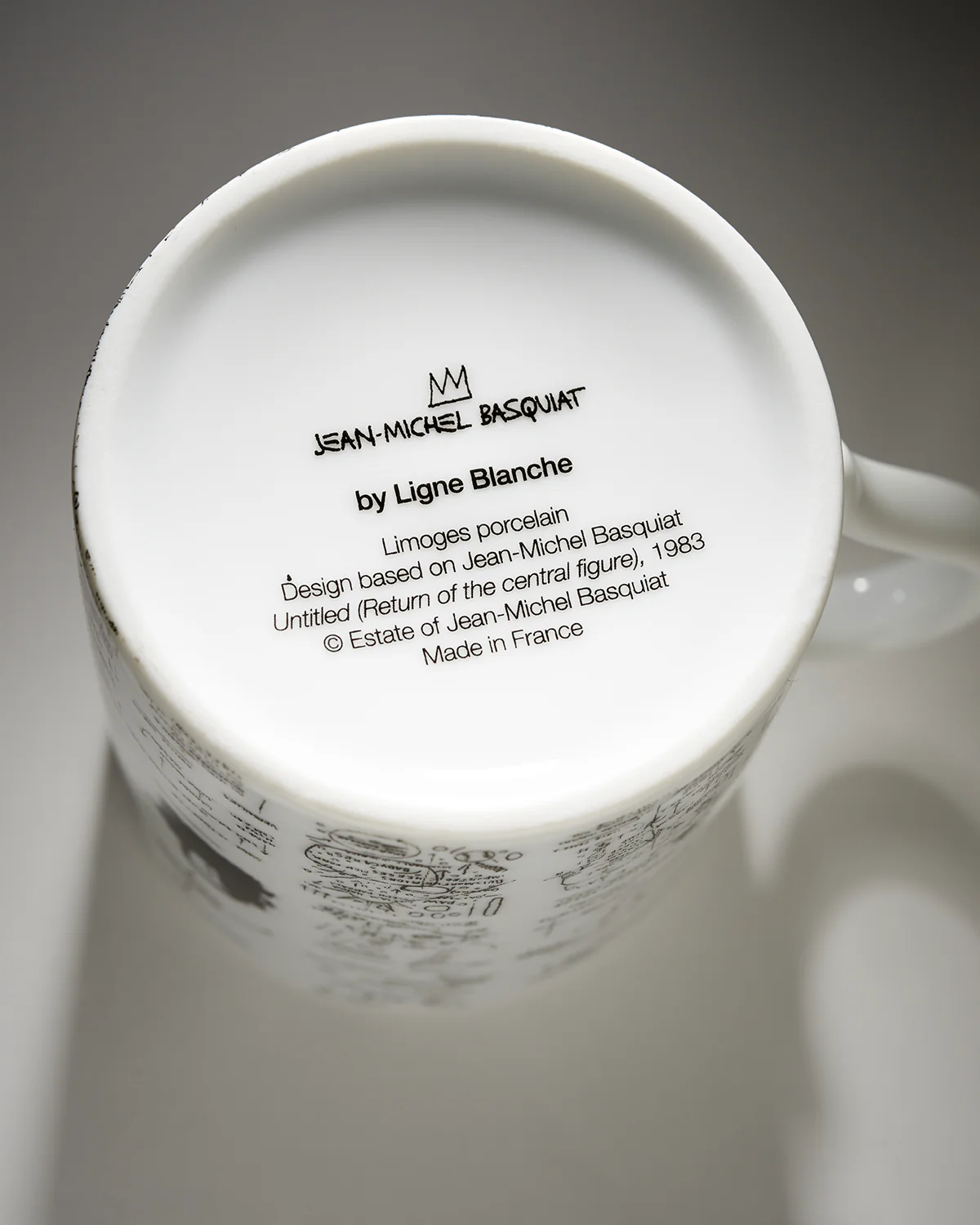 Jean-Michel Basquiat "Return of The Central Figure" PORCELAIN MUG - Image 3