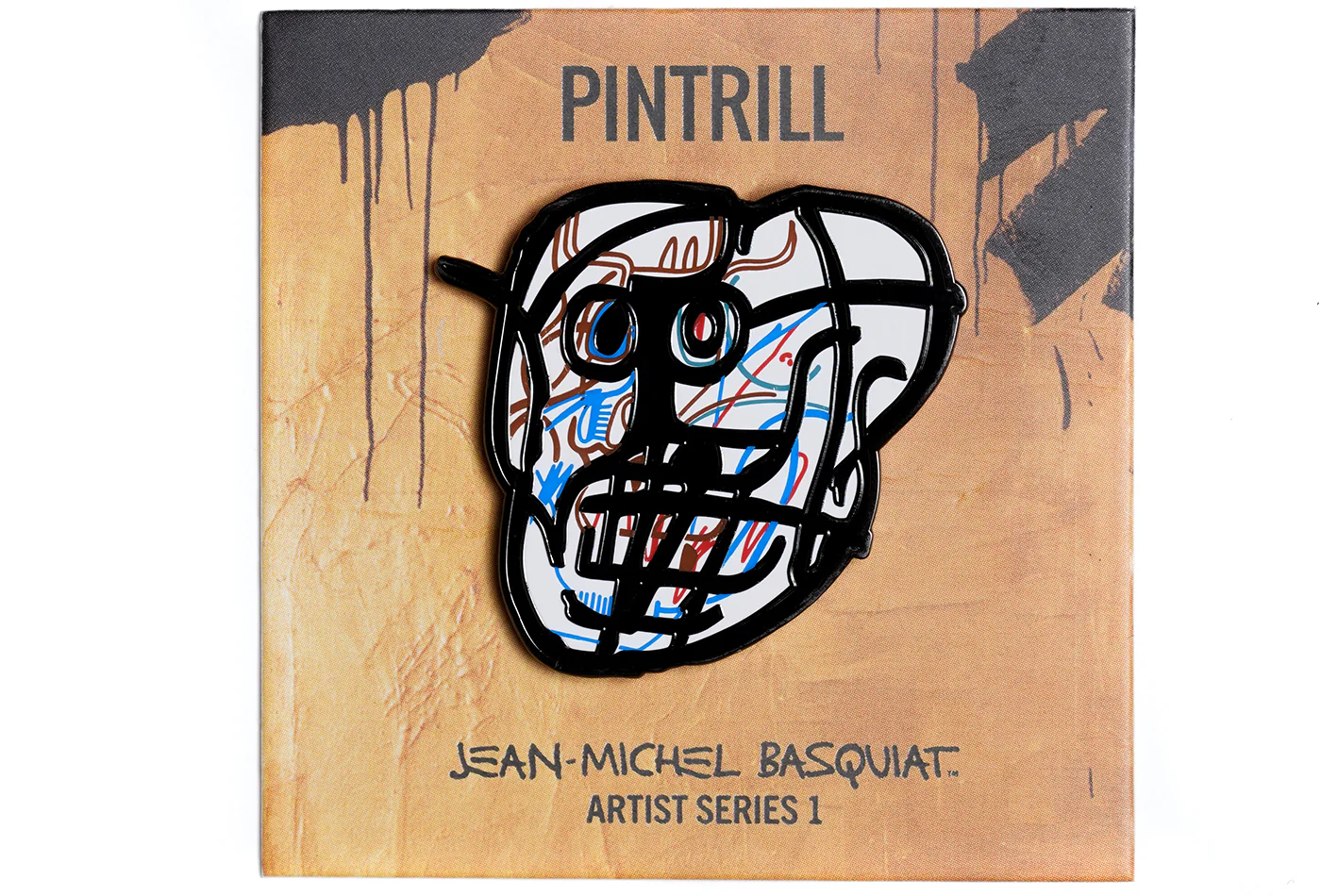 JEAN-MICHEL BASQUIAT SKULL PIN - Image 4