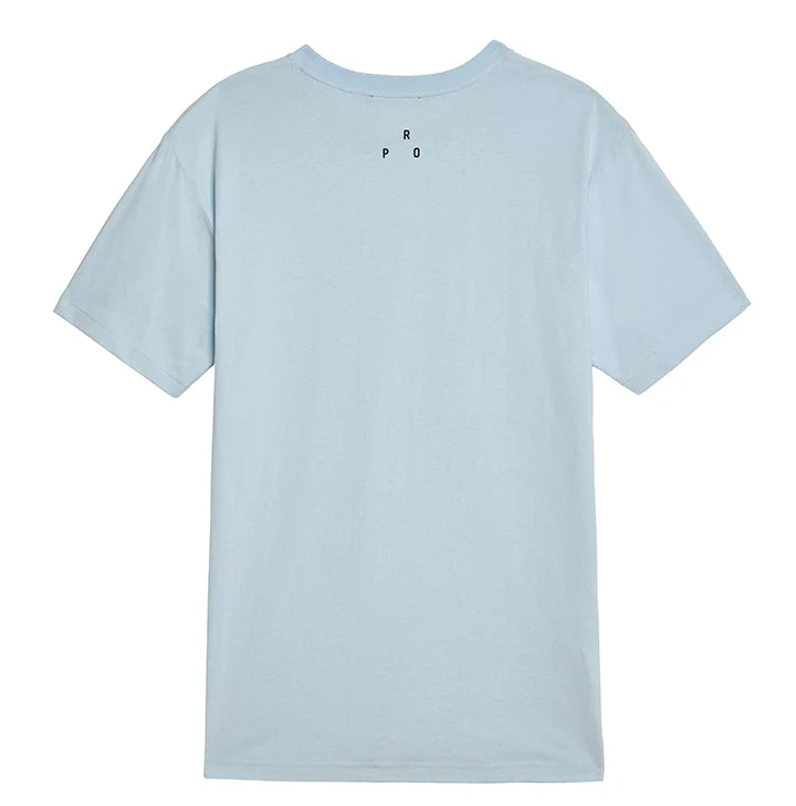 Jean-Michel Basquiat Skull T-Shirt, Blue - Image 2