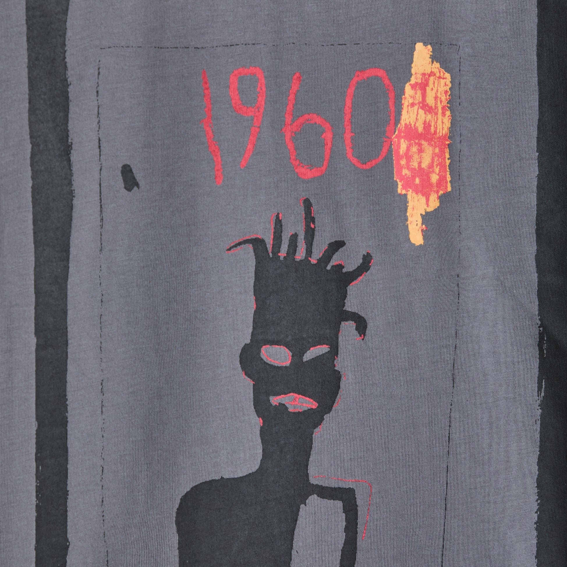 Jean-Michel Basquiat Untitled Self Portrait 1960 T-Shirt - Image 3