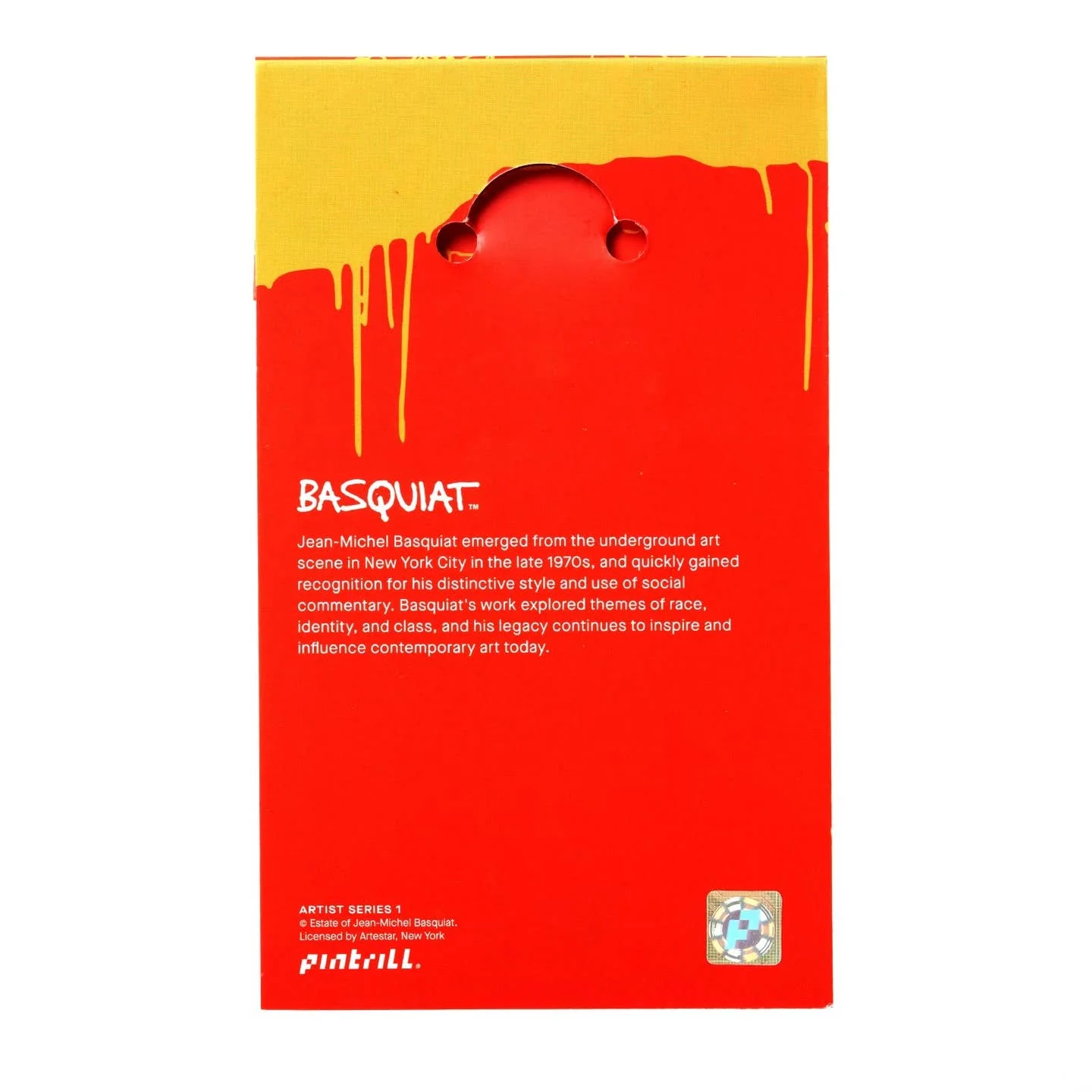 Jean-Michel Basquiat Yellow Crown Keyclip - Image 3