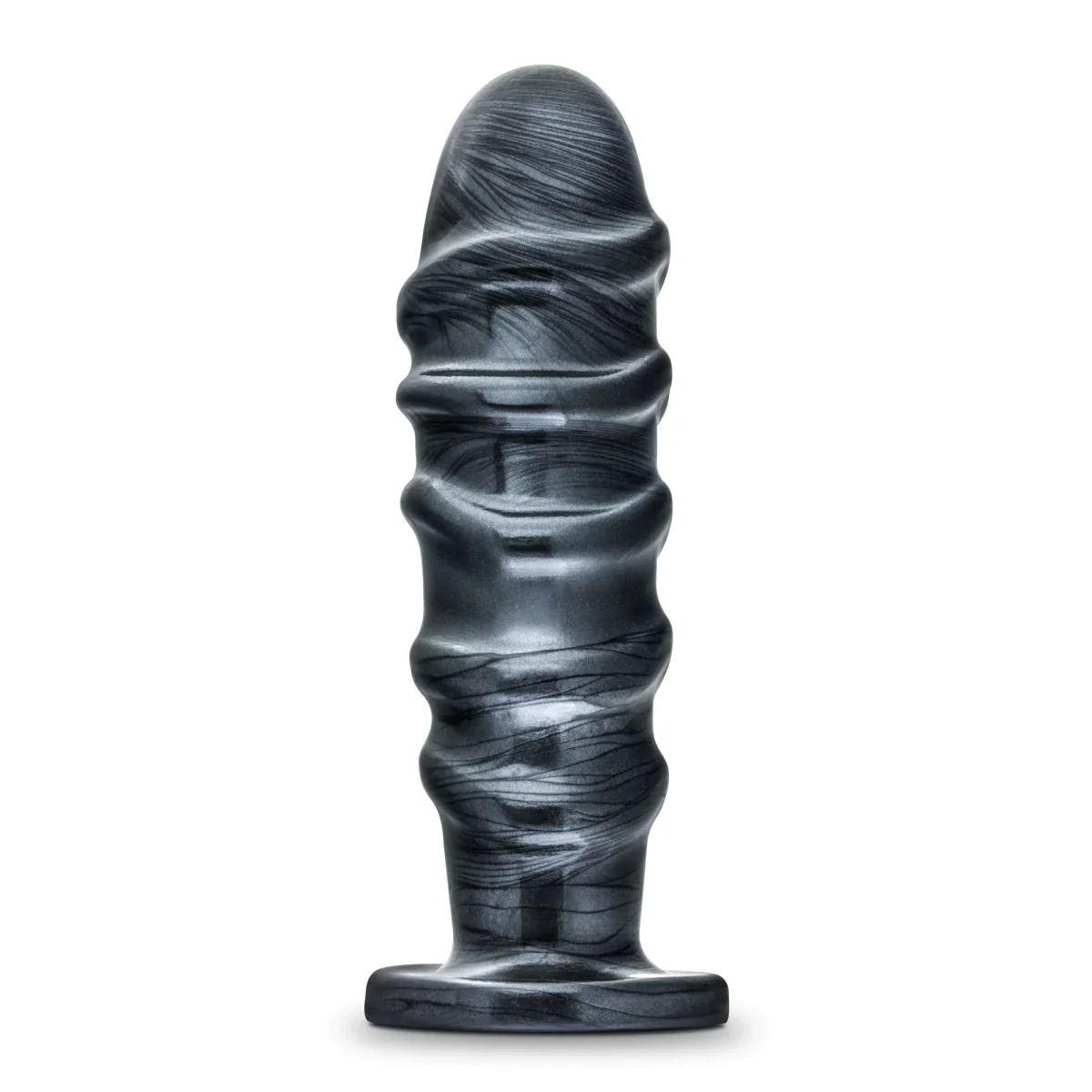 Jet Annihilator Carbon Metallic Black 11-Inch Anal Plug With Suction Cup Base - Image 4